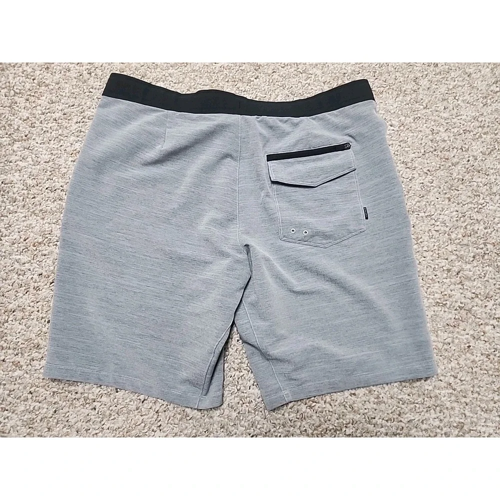 Nike Shorts Men 36 X 9 Gray Chino Flex Slim Performance Golf Belt Buckle Dri-FIT